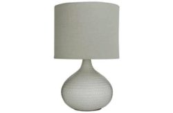 Heart of House Blakeney Textured Ceramic Table Lamp